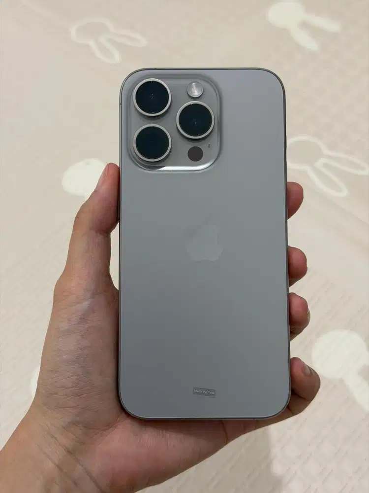 iPhone 15 Pro Natural Titanium 128GB Resmi Digimap