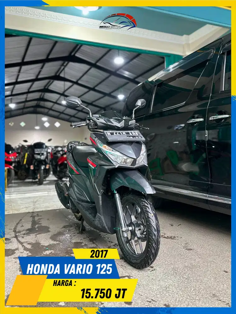 HONDA VARIO 125 2017 MONGGO GAS POLLL HIKMAH MOTOR KEPUH