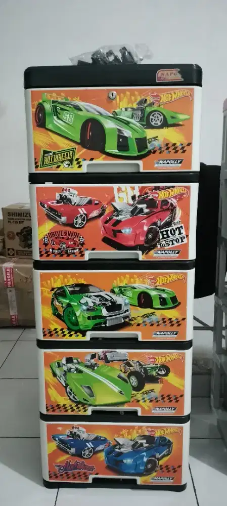 Jual lemari plastik baju 5 susun