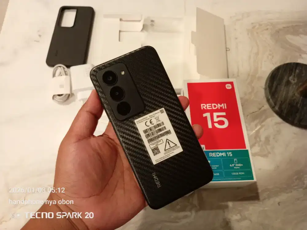 Jual cepat redmi 15 8/128