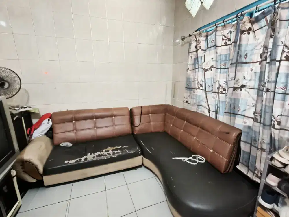 SOFA KULIT LETTER L - NEGO