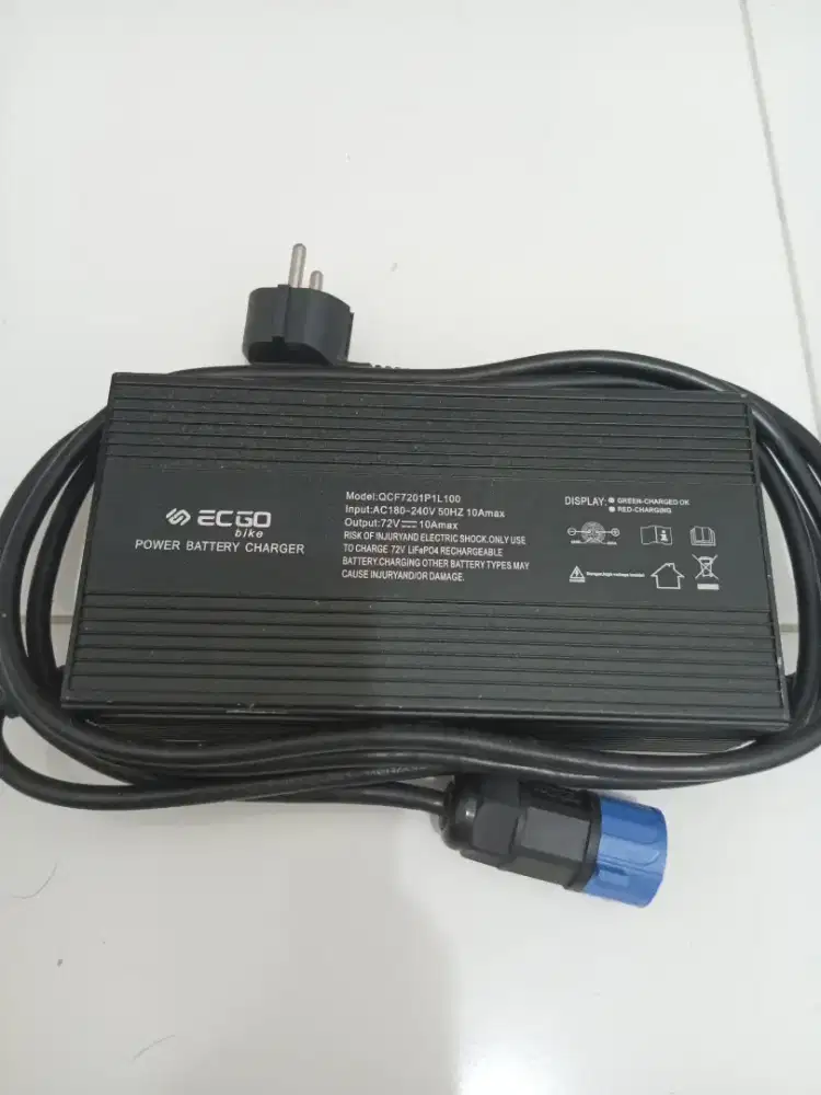 Charger Motor Listrik ECGO 3 10A
