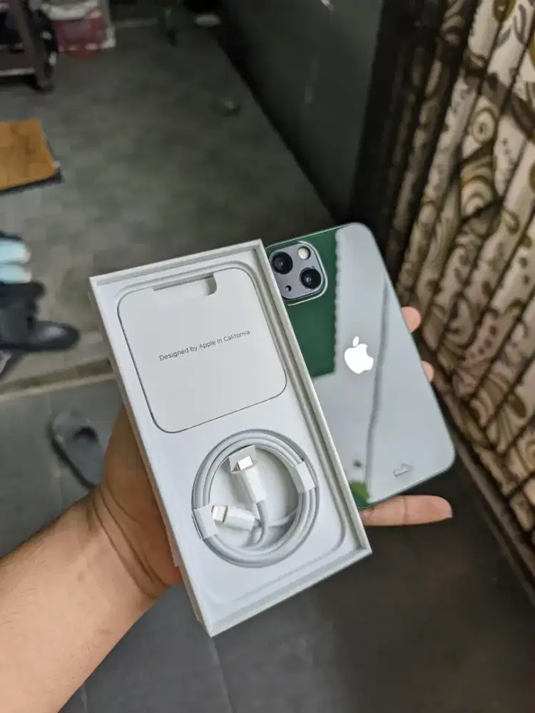 Iphone 13 ibox Green like new fullset ori