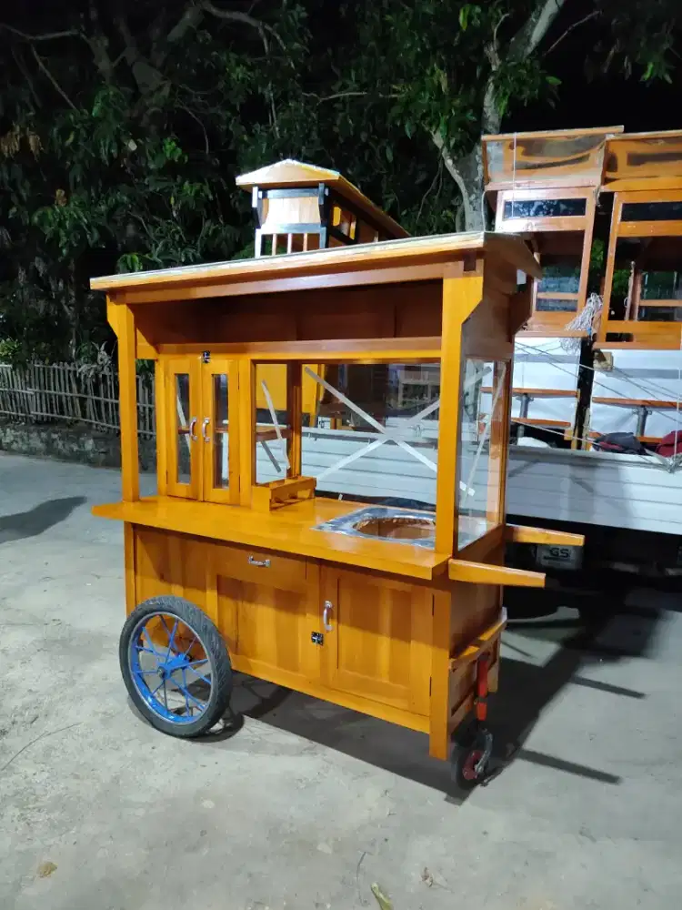 Gerobak Angkringan jg Melayani Pesanan Grobak Bakso Mie Bubur Sate dlL