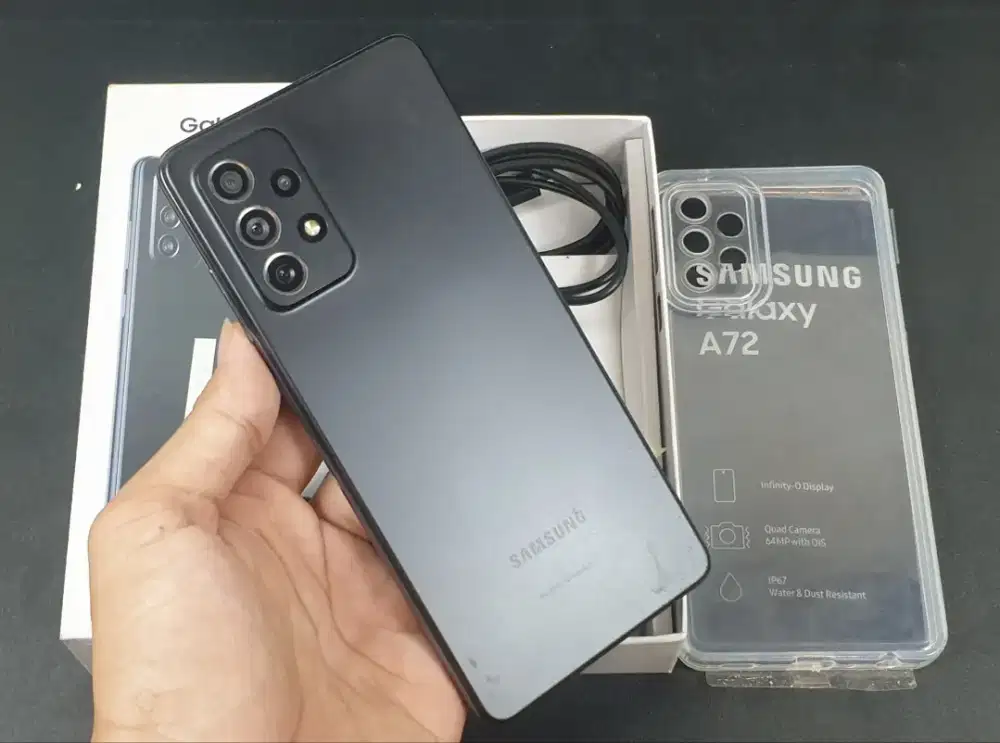 Samsung Galaxy A72 NFC 8/128 Fullset Resmi SEIN