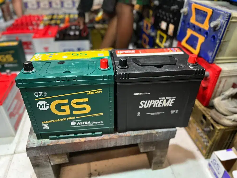 Aki mobil baru dan copotan