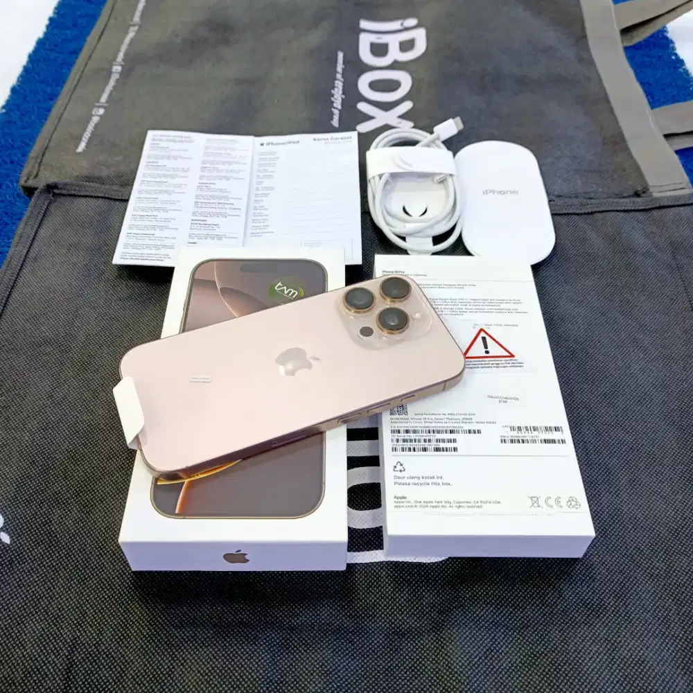 Iphone 16 Pro 256gb 99,9% like new grs resmi ibox msh panjang