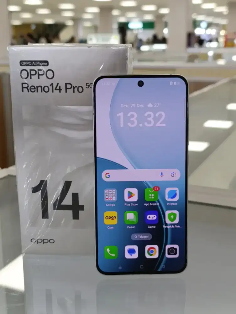 Oppo reno 14 pro 5G 12/512gb lengkap