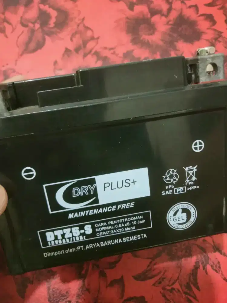 Aki motor bekas Gel motor beat