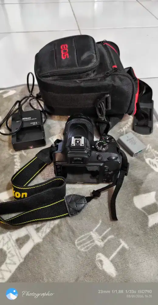 Jual cepat kamera Nikon D3400