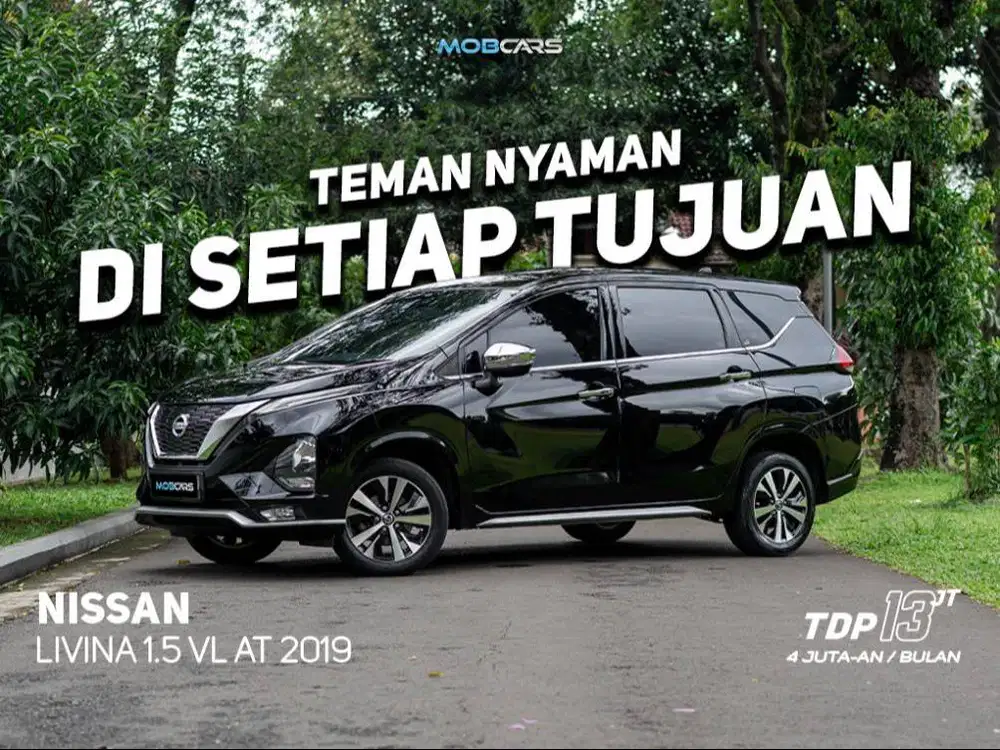 FREE BMM FULL TANK!!! LIVINA 1.5 VL AT 2019 MOBCARS KREDIT TERMURAH