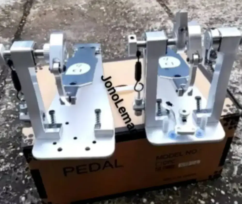100%br TERMURAH ALUMUNIUM DIRECT DRIVE DOUBLE PEDAL DRUM