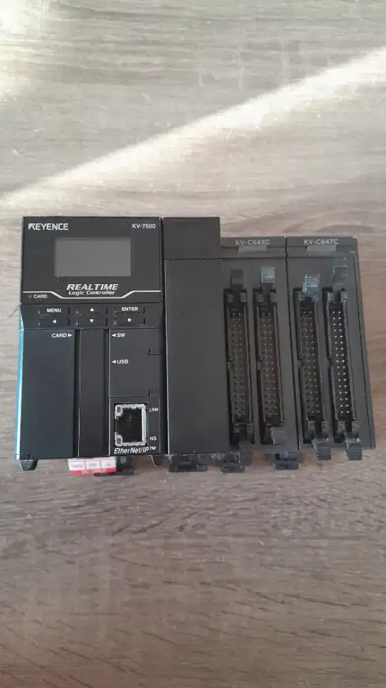 PLC Keyence CPU KV-7500 plus I/O Second mulus