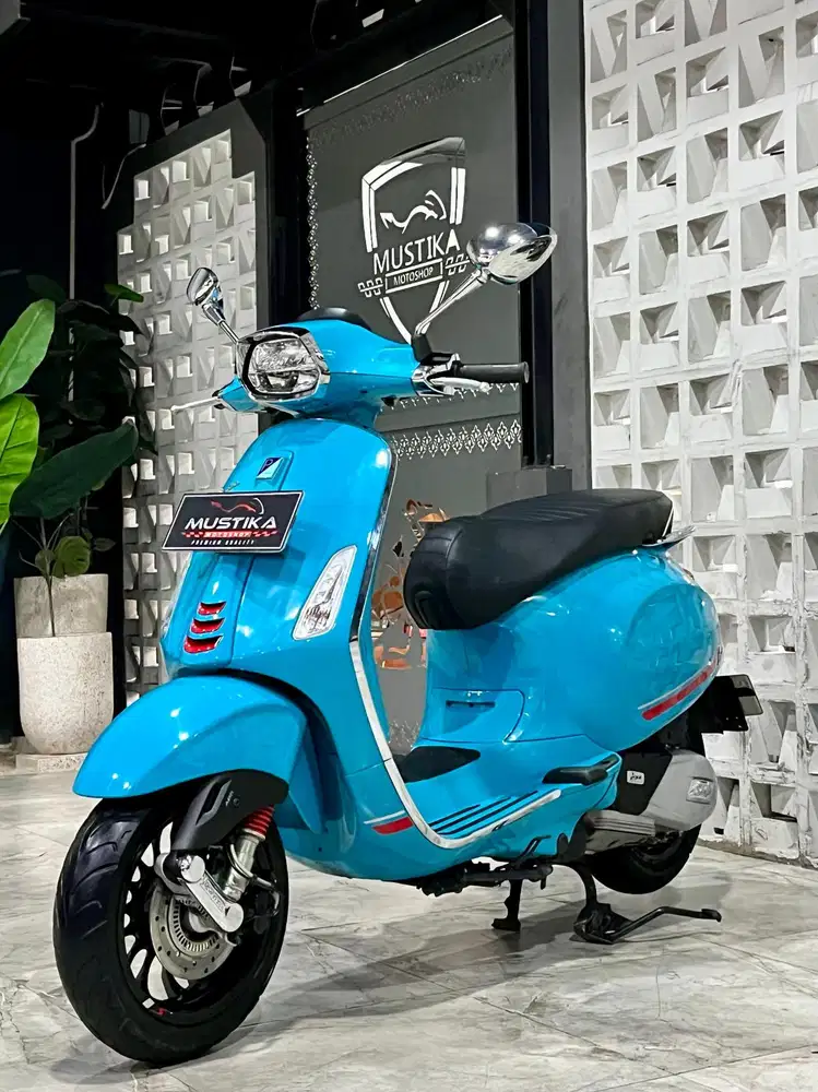 Vespa Sprint S Abs 150 2023 Blue Audace. DANNY Mustika Motor Sulfat
