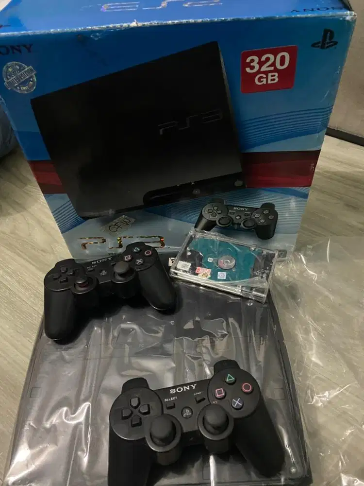 Jual cepet PS3 320Gb + Hardis 500GB