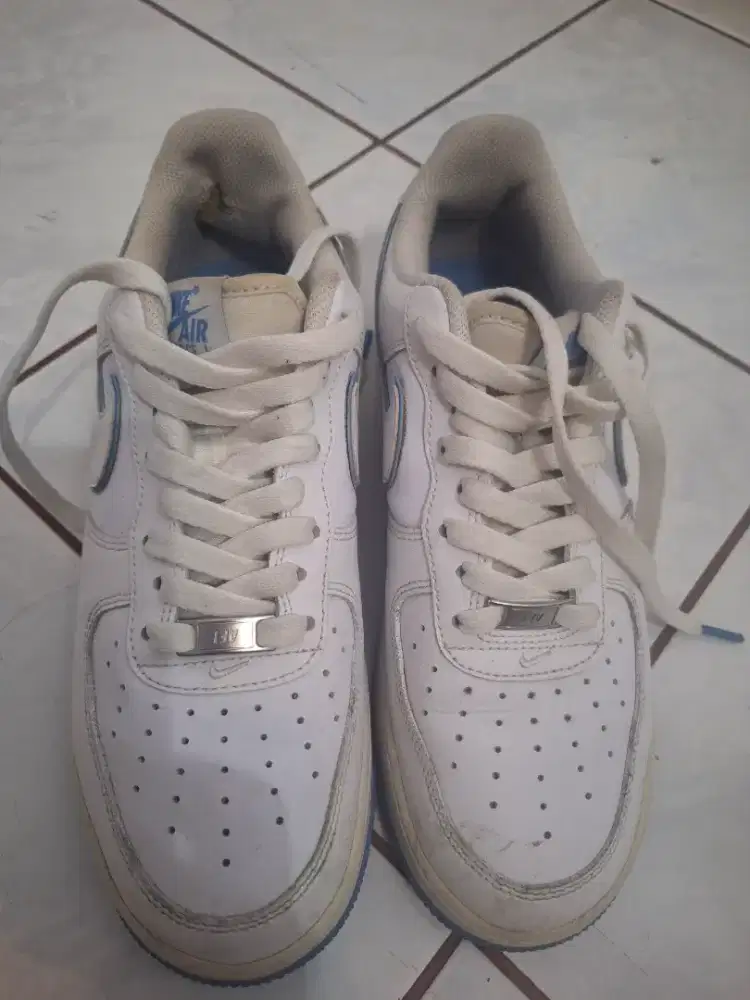 Nike Air Force 1 White and Blue