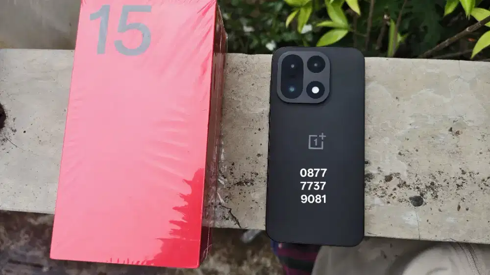 OnePlus 15 12/256 GB Hitam IMEI Bea cukai