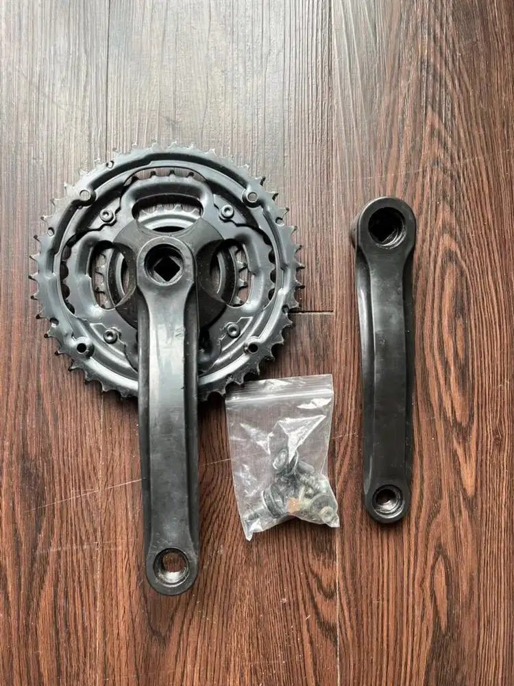 Crank Set Oval 3 Speed Triple Biopace  28 38 48T 170mm