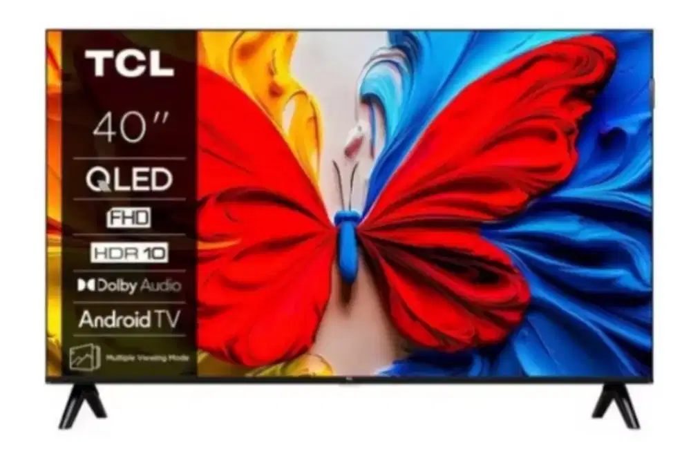 Tv TCL 40 inch Full HD Qled Digital Smart Google Tv 40V5C Framless
