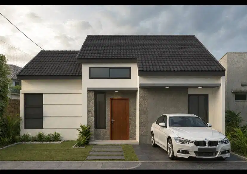 Rumah 400 JT DP 0 di Permata Biru Cibiru Cileunyi