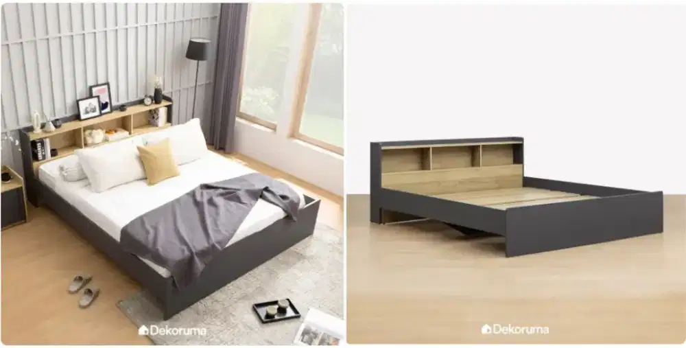 Dipan murah Dekoruma 180x200 masih didus jual rugi