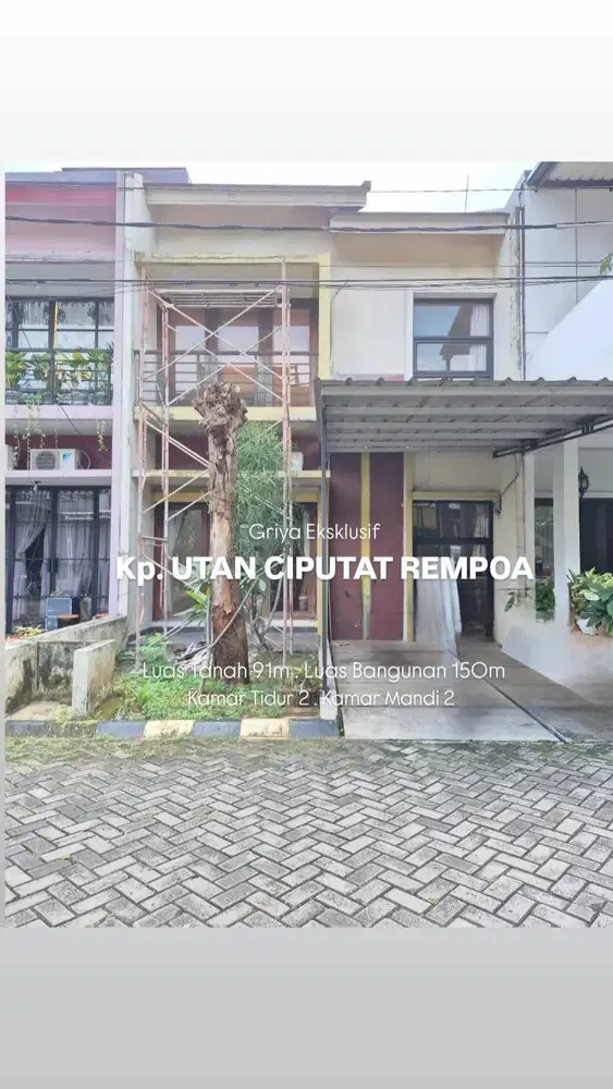 Dijual Rumah Pondok Ranji