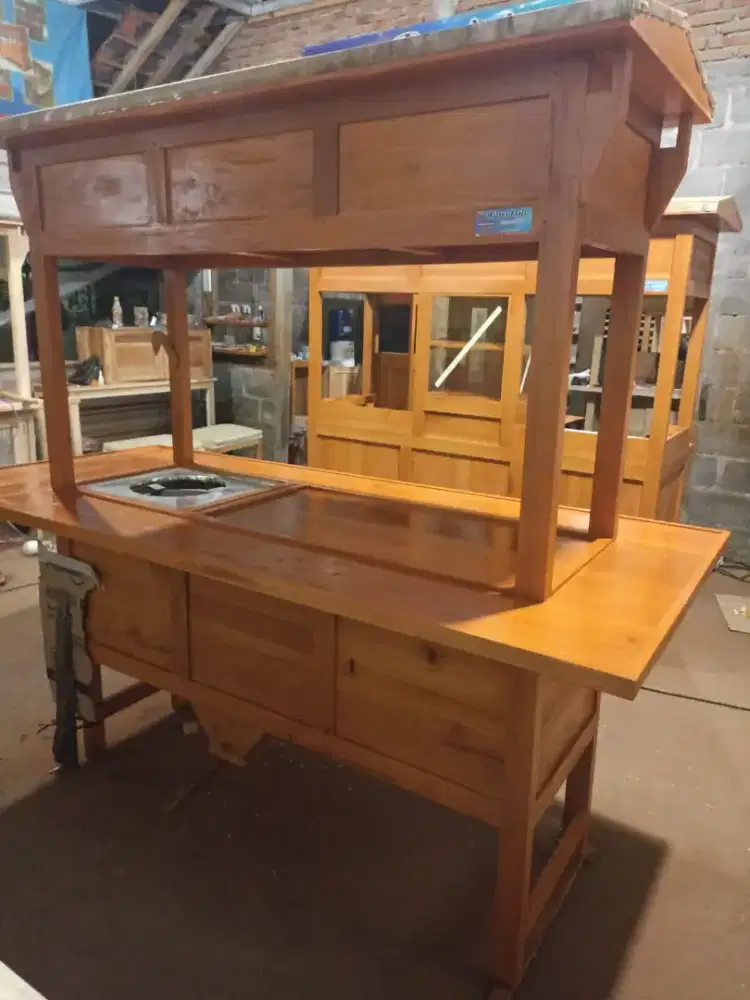 Sedia Gerobak Angkringan, Bakso Mie Ayam, Bubur, Sate, Soto, Pecel dll