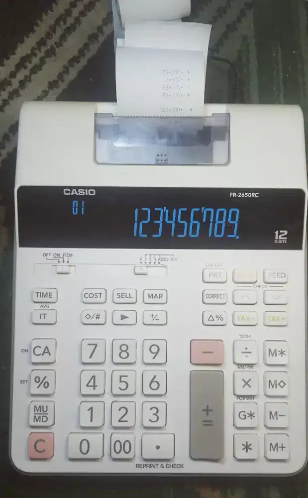 Kalkulator Printer CASIO FR-2650RC Normal