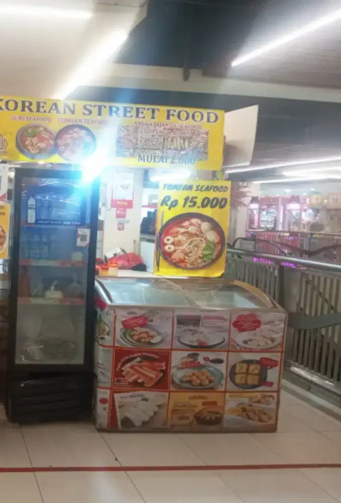 Jaga stand makanan&minuman