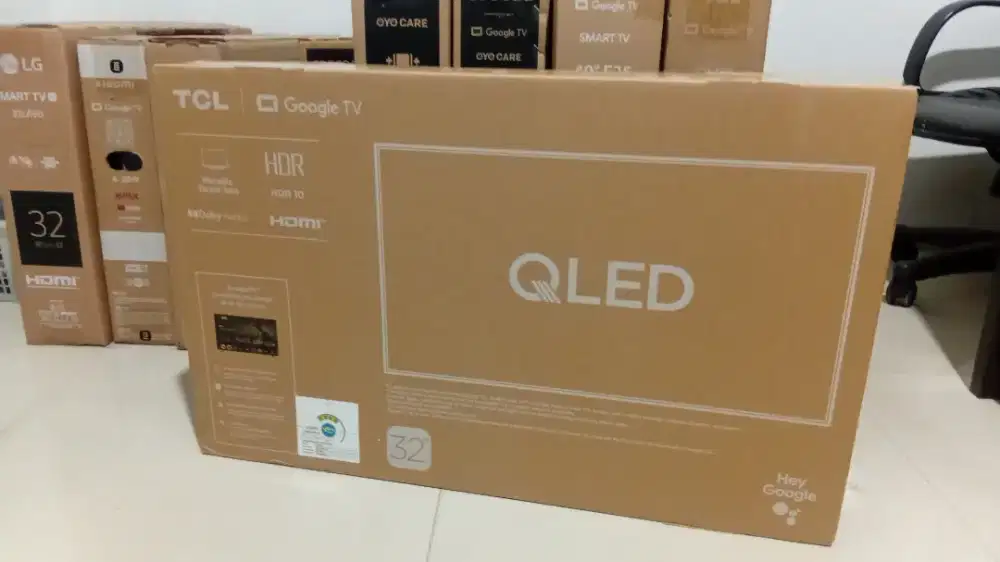 TCL 32 inch Full HD Qled Digital Smart Google TV Tcl 32V5C Framless