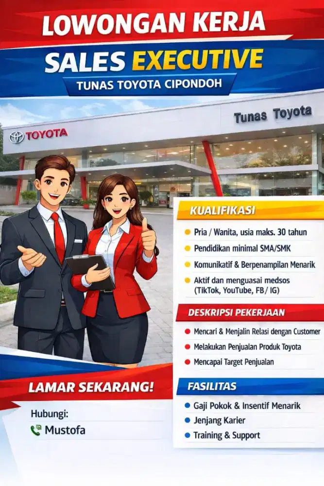 LOWONGAN KERJA MARKETING TOYOTA