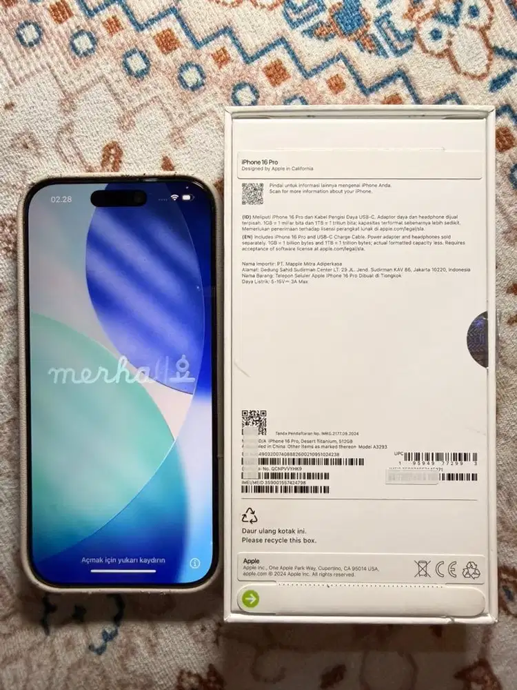Iphone 16 pro 512 Resmi Digimap