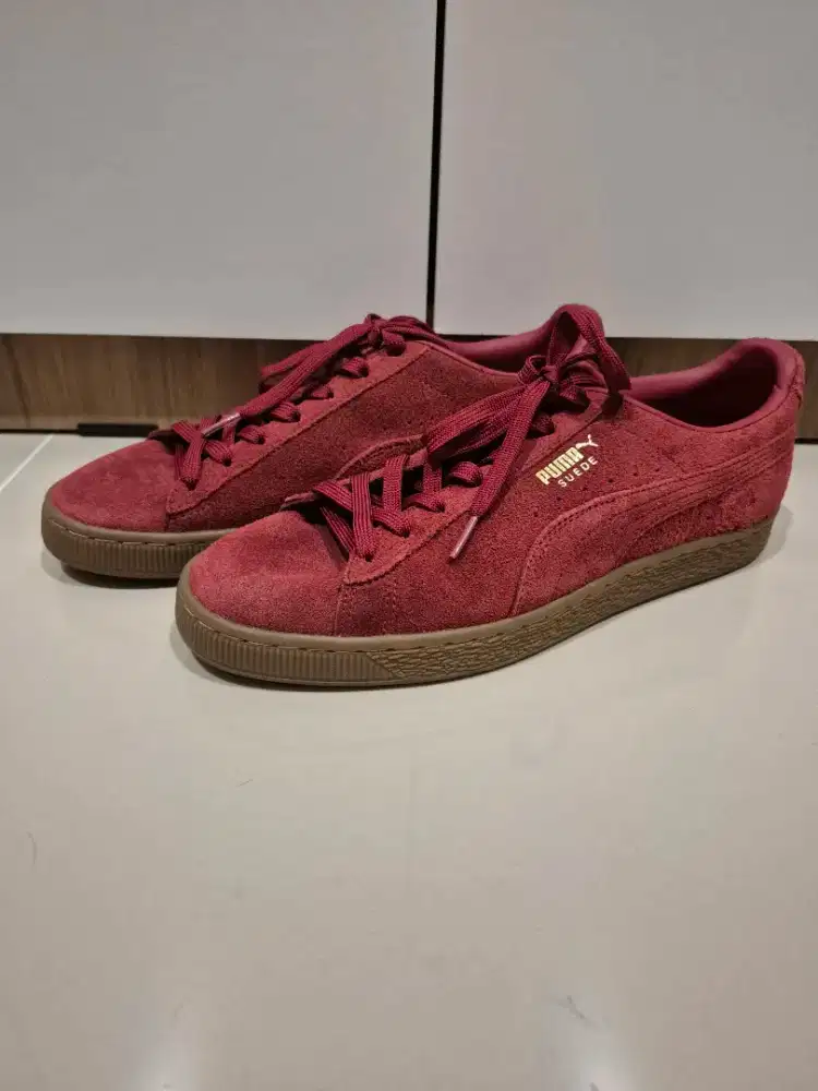 Puma Suede 'Intense Red Gum' (preloved)
