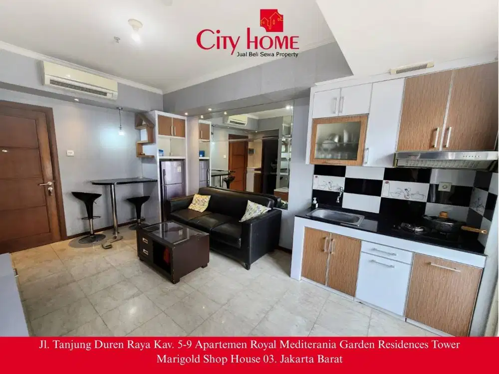 Disewakan apartemen Royal type  2 bed room plus furnished