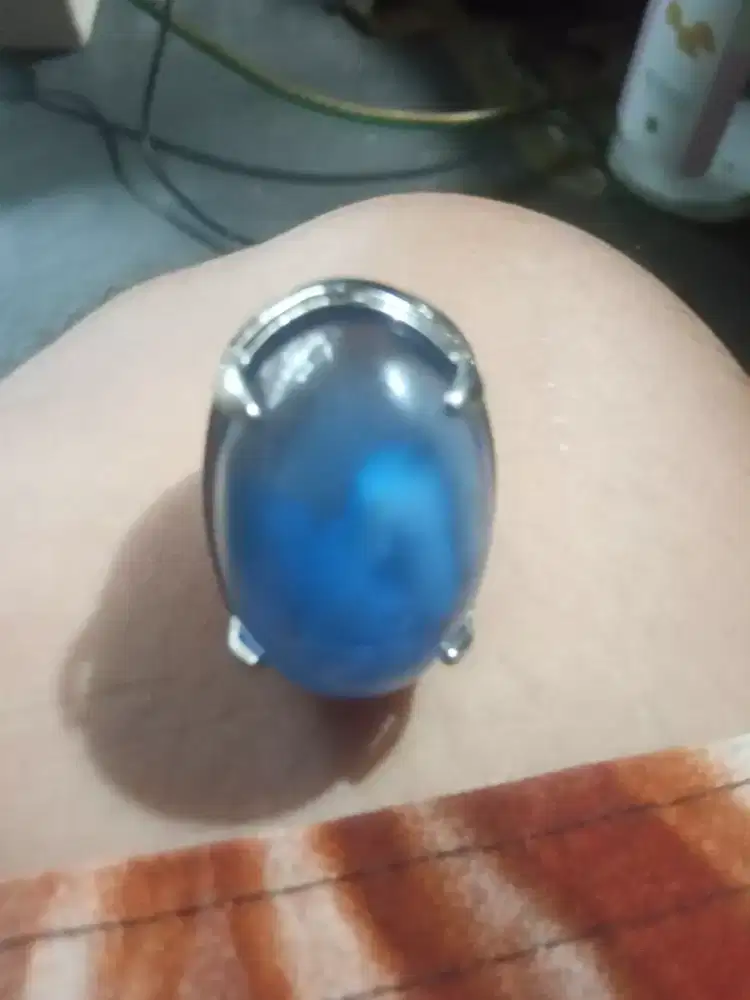 Jual apadanya blue safir motif awan