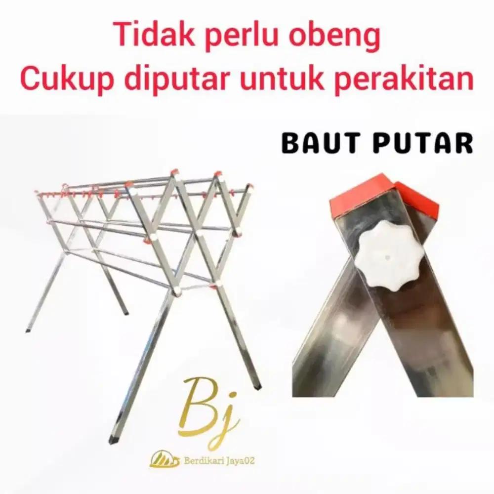 Jemuran stainless steel kuat