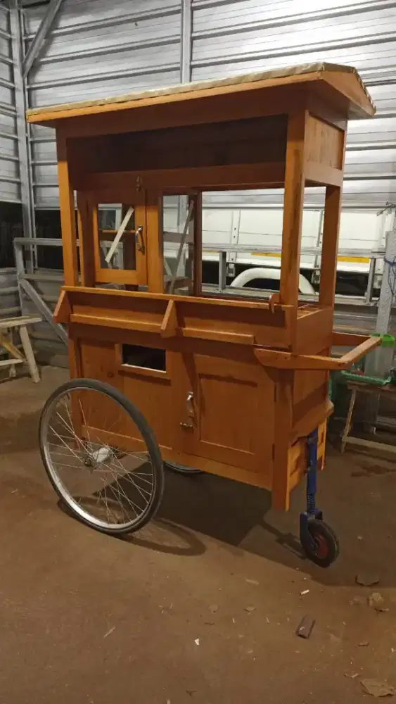 Sedia Gerobak Angkringan, Bakso Mie Ayam, Bubur, Sate, Soto, Pecel dll