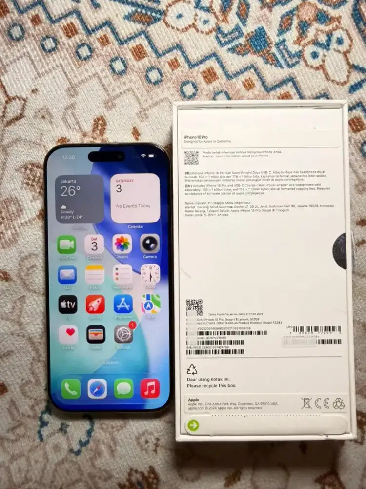Iphone 16 pro 512GB Resmi Digimap