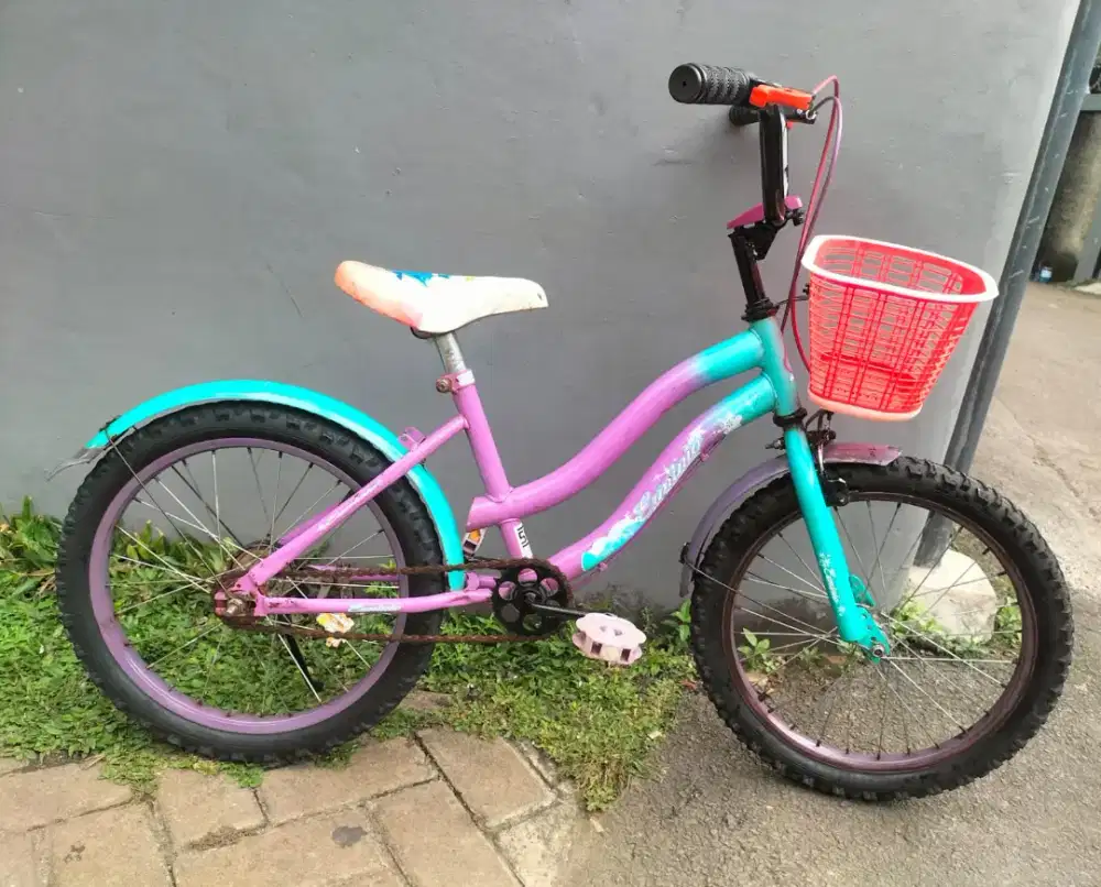 Sepeda anak ukuran 18 kondisi normal