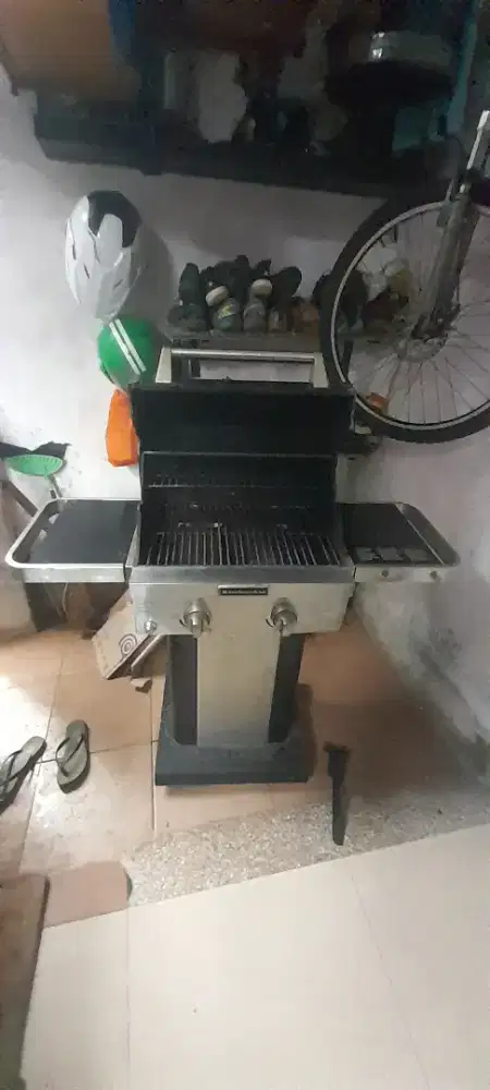 Panggangan bbq grill kitchenaid 2 tungku