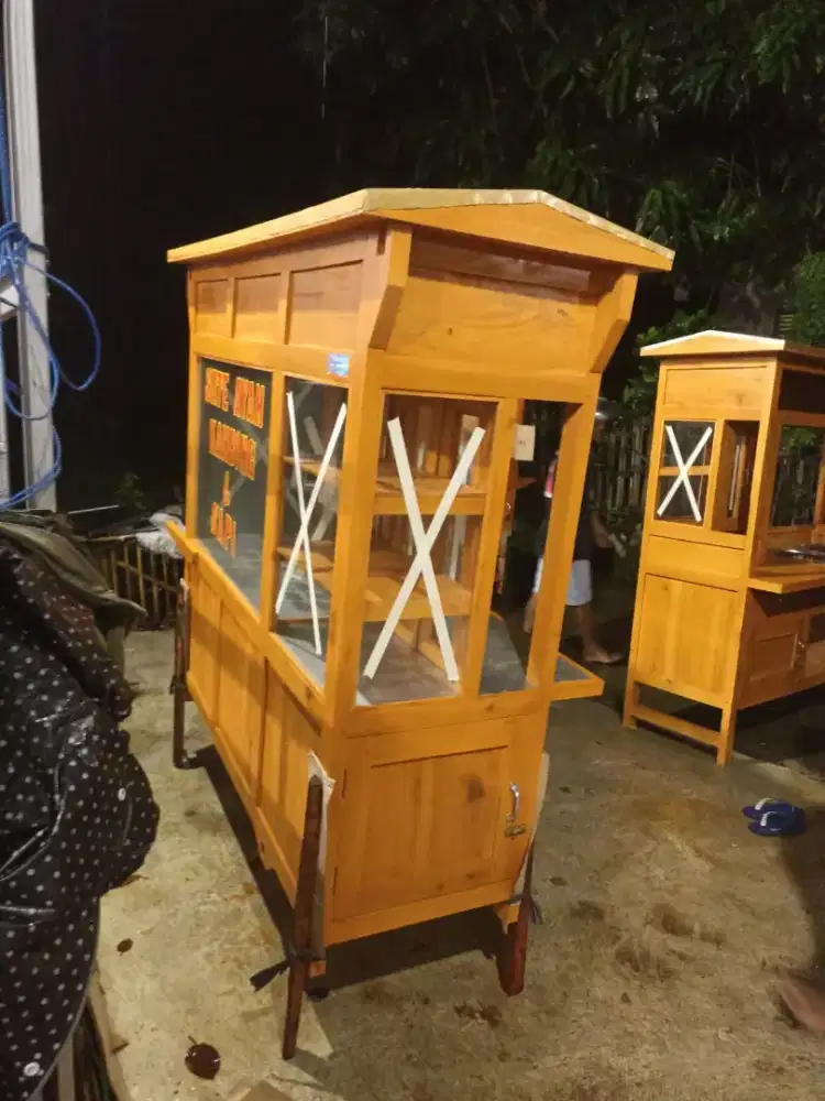 Sedia Gerobak Angkringan, Bakso Mie Ayam, Bubur, Sate, Soto, Pecel dll