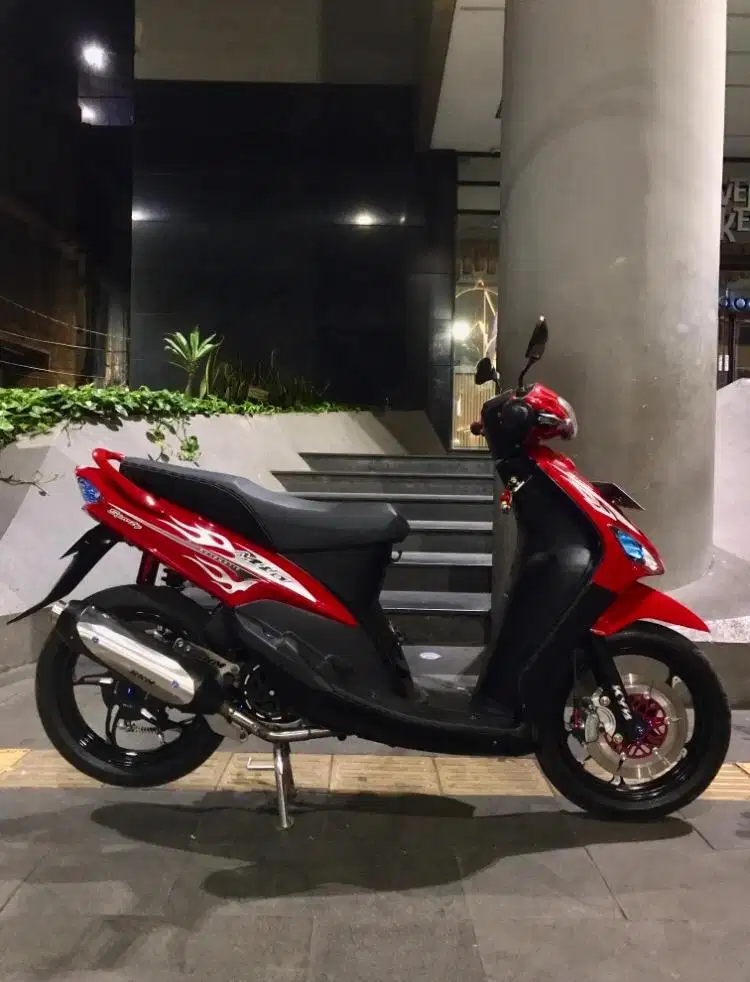 Mio 2006 Non Step Restorasi Modifikasi Proper 150cc siap nongkrong