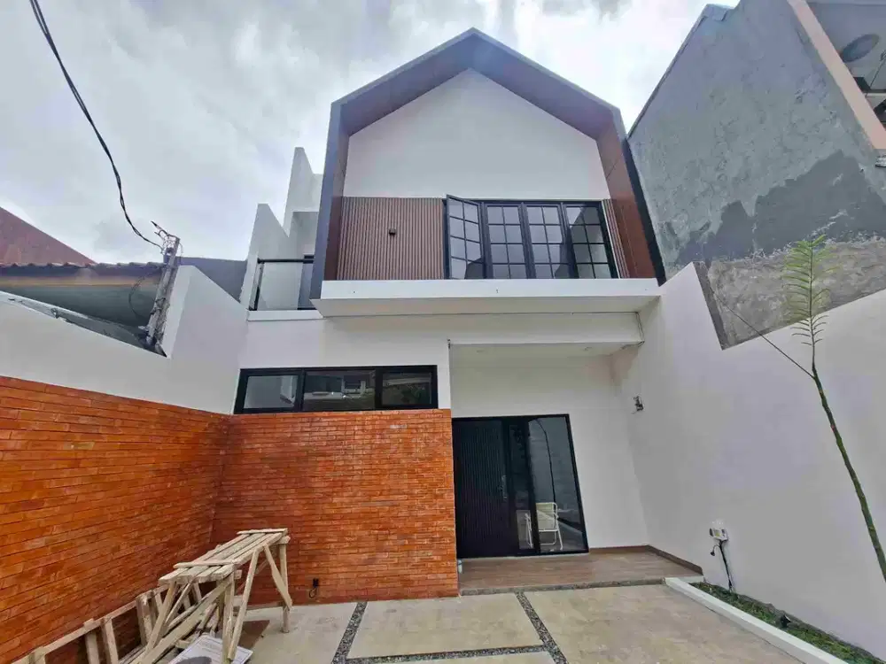 Rumah Baru Modern Tropis Siap Huni Di Antapani Kota Bandung