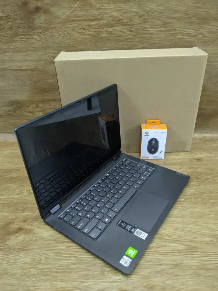 2in-1 Laptop Lenovo Ideapad Slim Dual VGA Ram 8GB Bonus Mouse baru