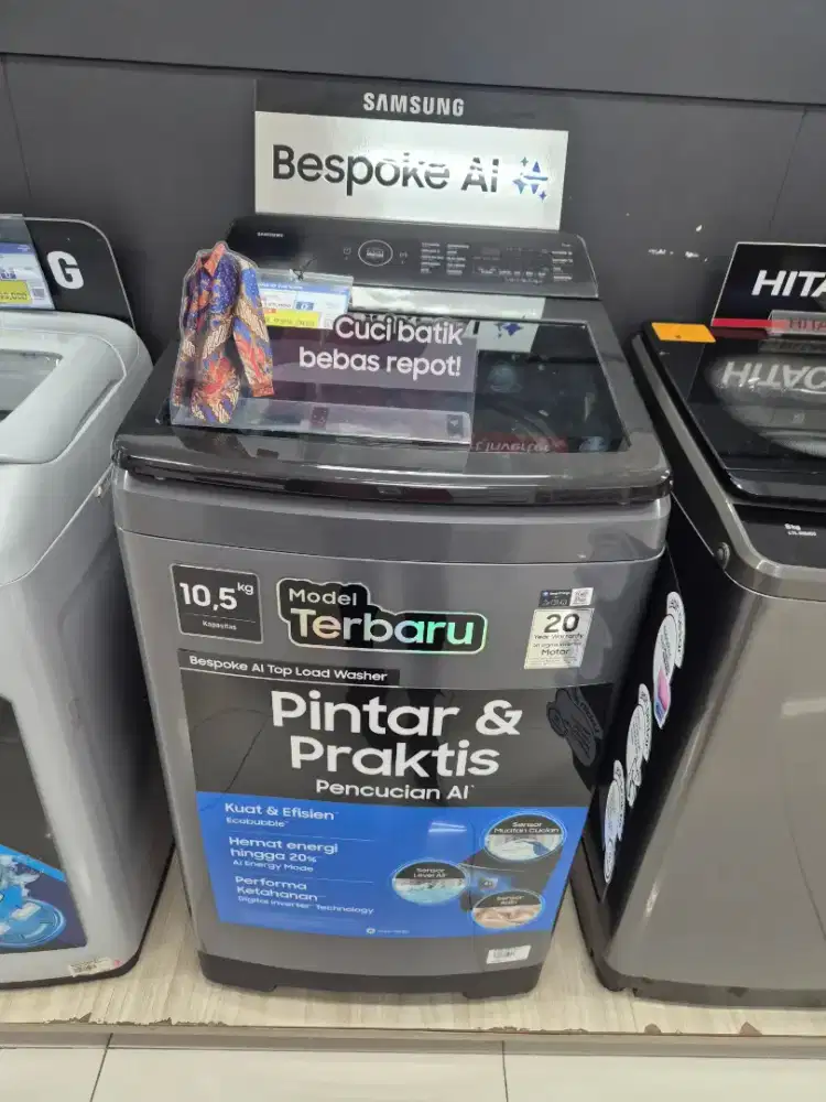 Kredit Mesin Cuci Samsung 10,5KG Bunga 0%