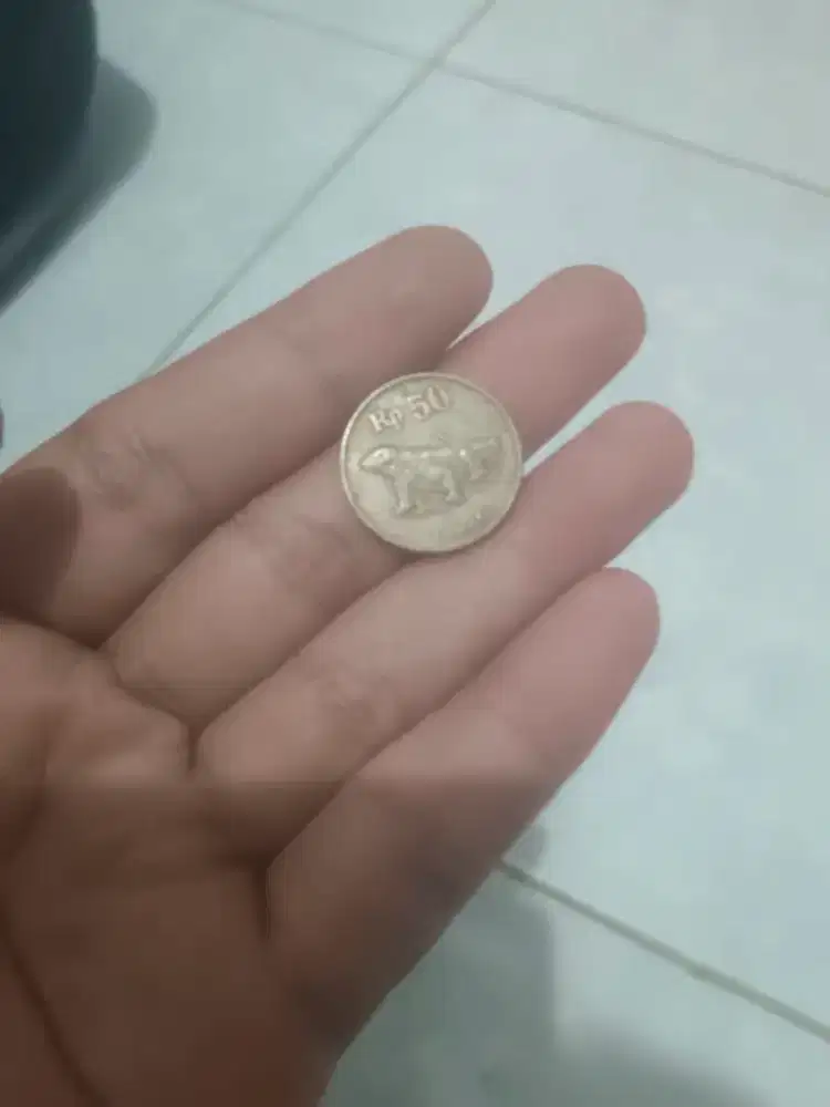 50 perak gmbar komodo thn 1995