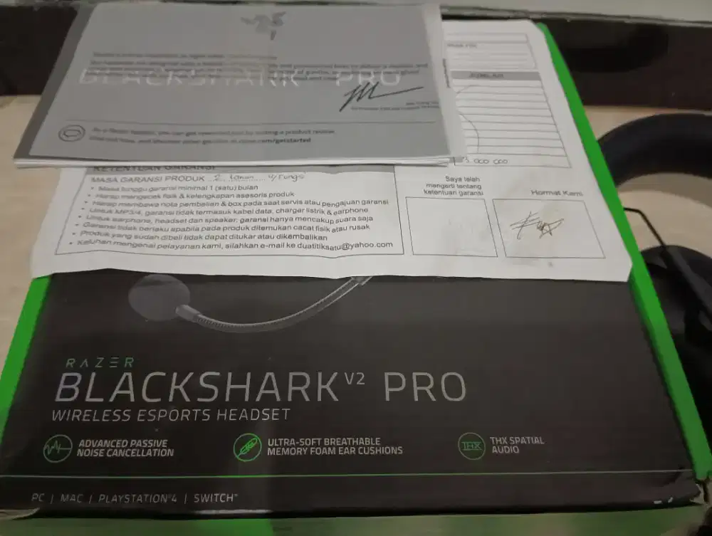 Headphone Wireless Razer Blackshark V2 Pro