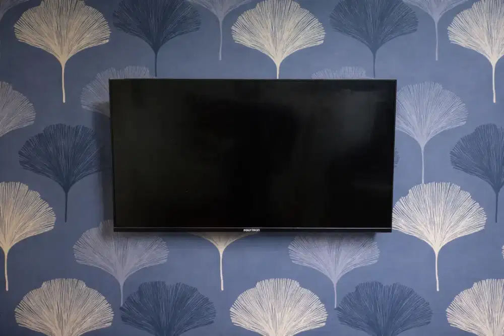 TV Polytron ukuran 42 inch second, pemakaian normal, layar jernih