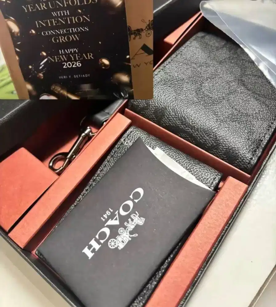 Coach  new york,dompet pria