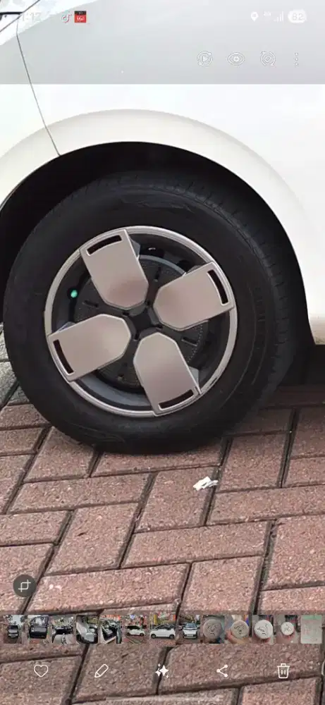 Velg Kaleng + Dop Wuling Air EV Ring 12 Original Copotan